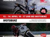 Am 13. &amp; 14.04.2024 steigt die Honda RoadShow &amp; der Ducati Saisonstart 2024 im Motobike-Shop