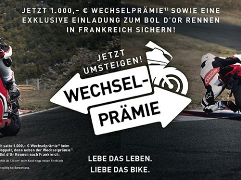 Honda Fireblade Wechselprämie 