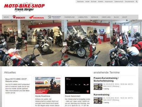 Neue MOTO-BIKE-SHOP Website online