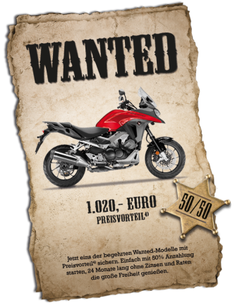 Honda Aktion - Wanted-Modelle - Crossrunner