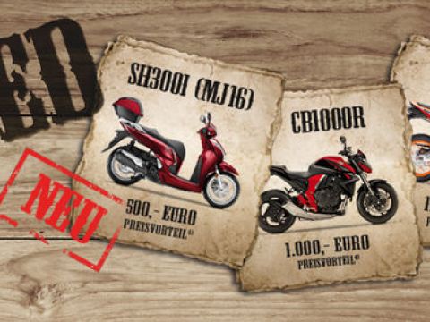 Honda Aktion - WANTED-MODELLE