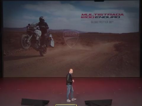 Mitschnitt des Live-Stream zur Ducati 2017 Neumodellvorstellung vom 07.11.2016