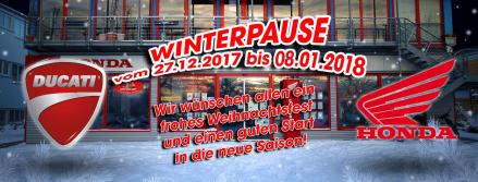 Auch Motorradprofis benötigen mal eine Pause...