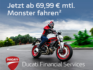 Ducati Finanzierungsangebote bis zum 31.08.2018