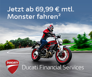 Ducati Finanzierungsangebote bis zum 31.08.2018