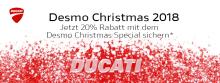 Desmo Christmas Special: Jetzt 20% Rabatt auf Bekleidung und Zubehör