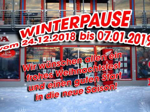 Auch Motorradprofis benötigen mal eine Pause...