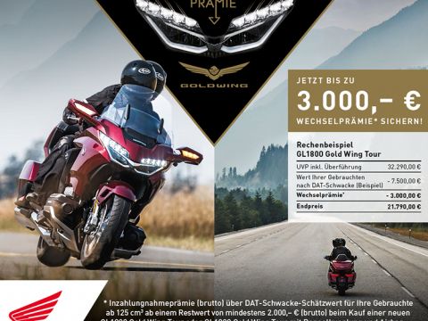HONDA GOLD WING WECHSELPRÄMIE