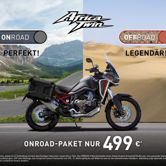 Vorteilspaket für CRF1100L Africa Twin-Neukunden