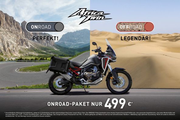Vorteilspaket für CRF1100L Africa Twin-Neukunden