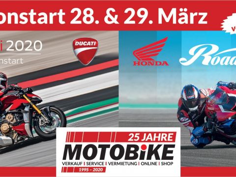 ABSAGE: Ducati-Saisonstart und Honda-Roadshow am 28. &amp; 29.03.2020