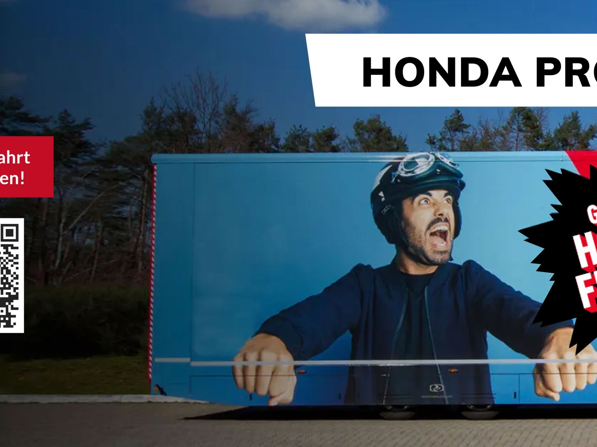 Honda Probefahrttruck in Offenburg am 09. und 10.September