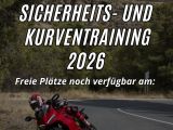 Sicherheits- und Kurventraining 2026 - jetzt dein Platz sichern!
