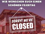 Betriebsurlaub vom 14. - 17.05.2026