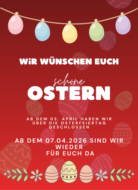 Osterfeiertage bei Motobike.de