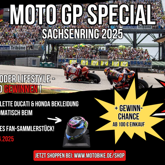 MotoGP Special Sachsenring 2025 - Shoppen &amp; Gewinnen