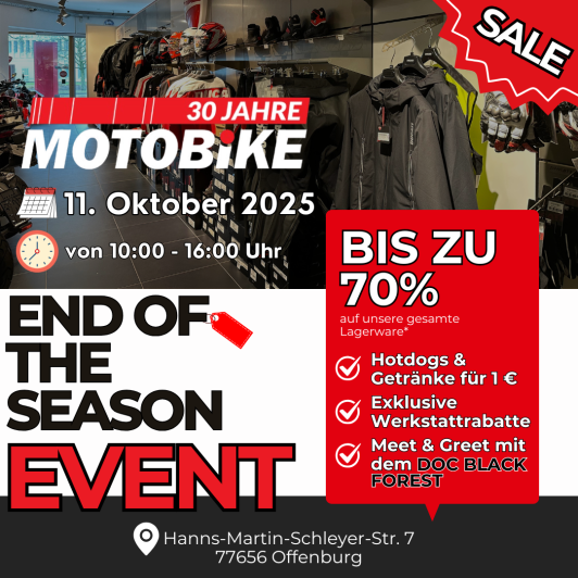 End of the Season Event am 11.10.2025