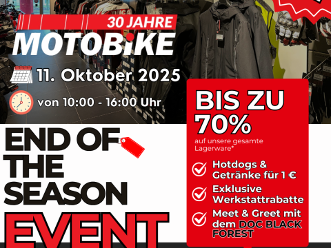 End of the Season Event am 11.10.2025