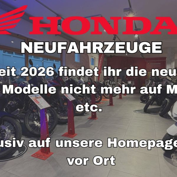 Neue Honda Modelle 2026 jetzt bei Motobike.de