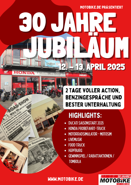 30 Jahre MOTOBIKE.de - Jubiläumsfeier