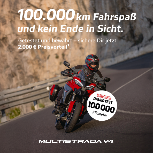 100.000 km-Aktion: Ducati beweist Ausdauer und Fahrfreude