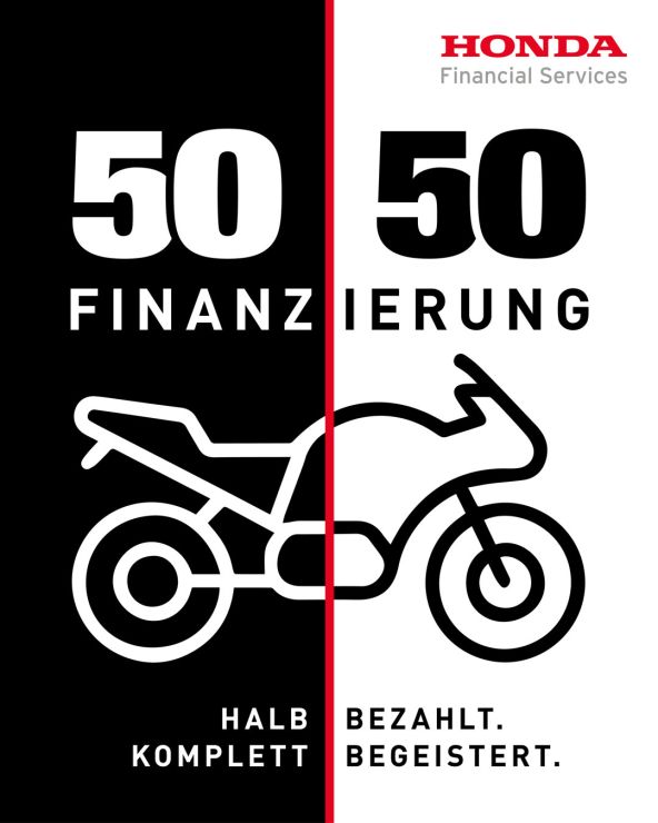 Honda 50 / 50 Finanzierungsangebot