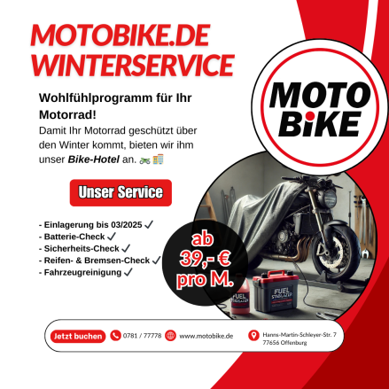 MOTOBIKE.de Überwinterungs-Service