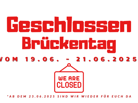 Brückentag - 19.06. - 21.06.2025
