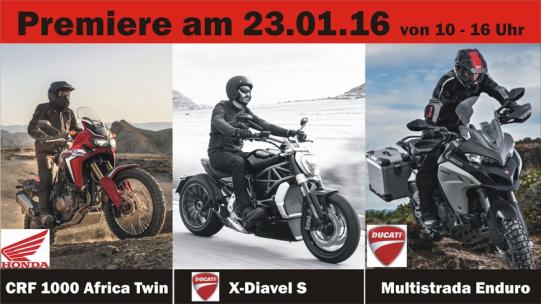 Premieren Samstag zum Saisonstart 2016