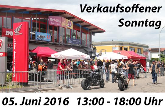 verkaufsoffener Sonntag am 05.06.2016 von 13:00 bis 18:00 Uhr