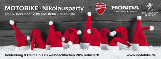 MOTOBIKE Nikolausparty und Desmo X-Mas bei ▷ Motobike-Shop