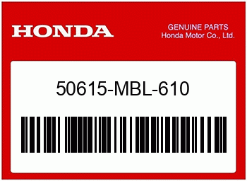 Honda HUELSE, FUSSRASTE UNTEN, Honda-Teilenummer 50615MBL610