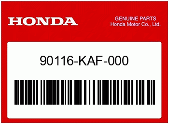 Honda BUND, MOTOR BEFESTIG, Honda-Teilenummer 90116KAF000