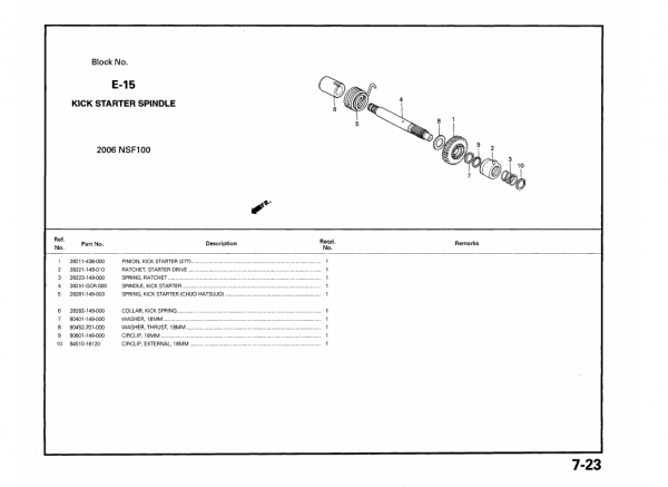 Honda DRUCKSCHEIBE, 18MM, Honda-Teilenummer 90452701000