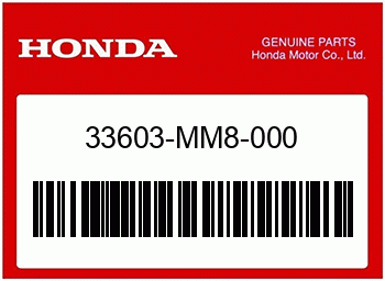 Honda BEFESTIGUNGSGUMMI, H. BLINKER, VT125C, VT600C