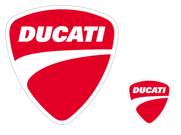 DUCATI Original LOGOS AUFKLEBER 987700759