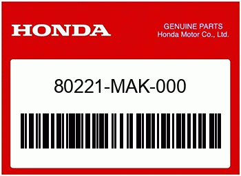 Honda BEFESTIGUNGSHUELSE, SCHLU, Honda-Teilenummer 80221MAK000