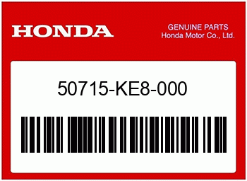 Honda SEITENPLATTE U-Scheibe, FUSSRASTE HINTEN 50715KE8000