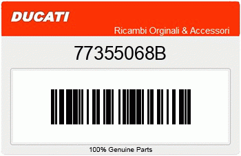 Ducati SCHRAUBE TCEIR M8X35, Ducati-Teilenummer 77355068B