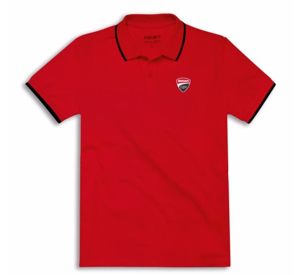 DUCATI CORSE LOGO RED POLO-SHIRT