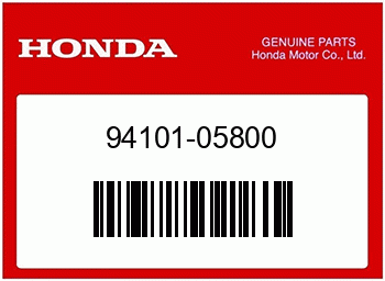 Honda GLATTE SCHEIBE, 5MM, Honda-Teilenummer 9410105800