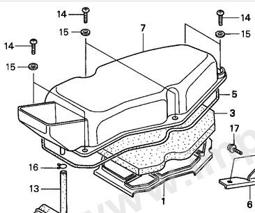 Honda, orig. Halter Einsatz NSR125R 1993-1998