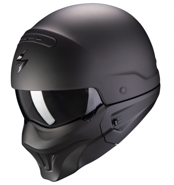 Scorpion EXO-COMBAT Evo SOLID Motorradhelm mattschwarz