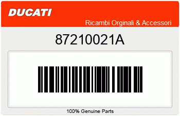 Ducati PFROPFEN, Ducati-Teilenummer 87210021A