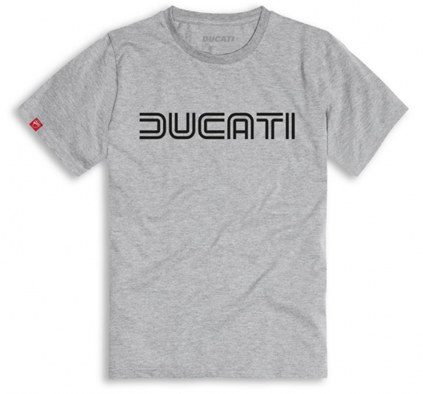 Ducati T-SHIRT DUCATIANA 80`s Grau HERREN