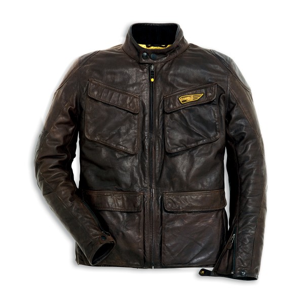 DUCATI LEDERJACKE SCRAMBLER QUATTROTASCHE - motobike.de