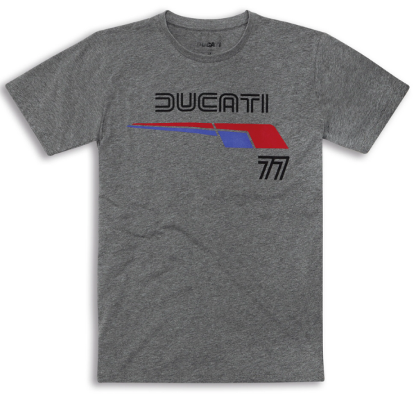 Ducati Original T-SHIRT 77 Retro HERREN