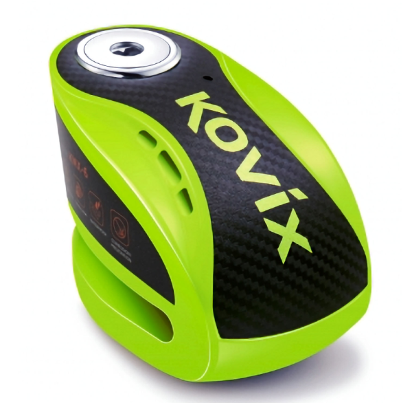Kovix Alarmbremsscheibenschloss KNX6 Fluo-grün 6mm