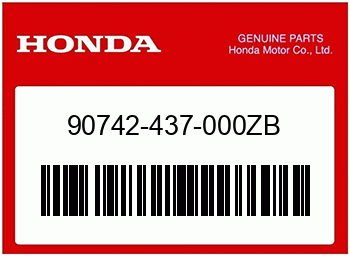 Honda DISTANZHUELSE, L. MOTOR *, Honda-Teilenummer 90742437000ZB