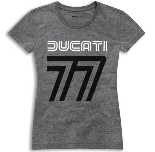 Ducati Original T-SHIRT 77 RETRO DAMEN